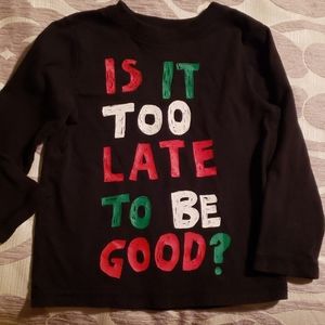 Long sleeve black t-shirt